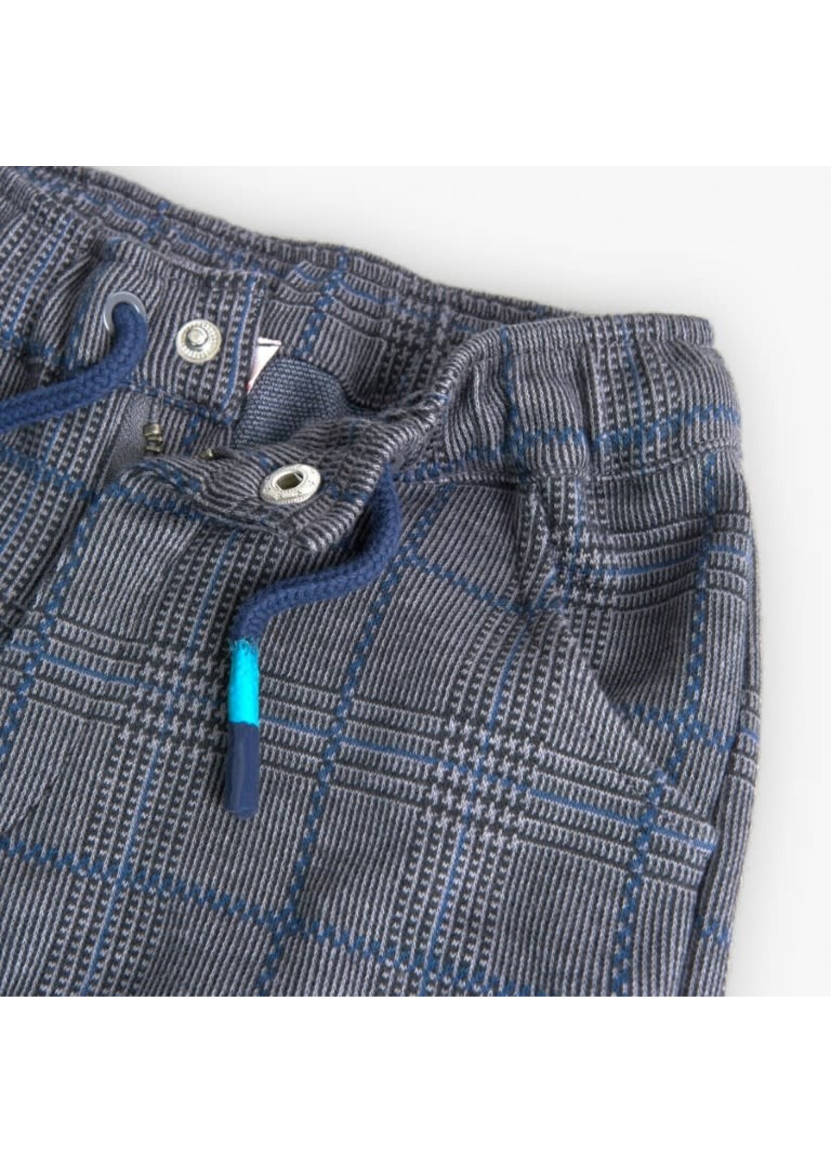 Boboli Boboli Knit trousers check for boy -BCI anthracite 529208