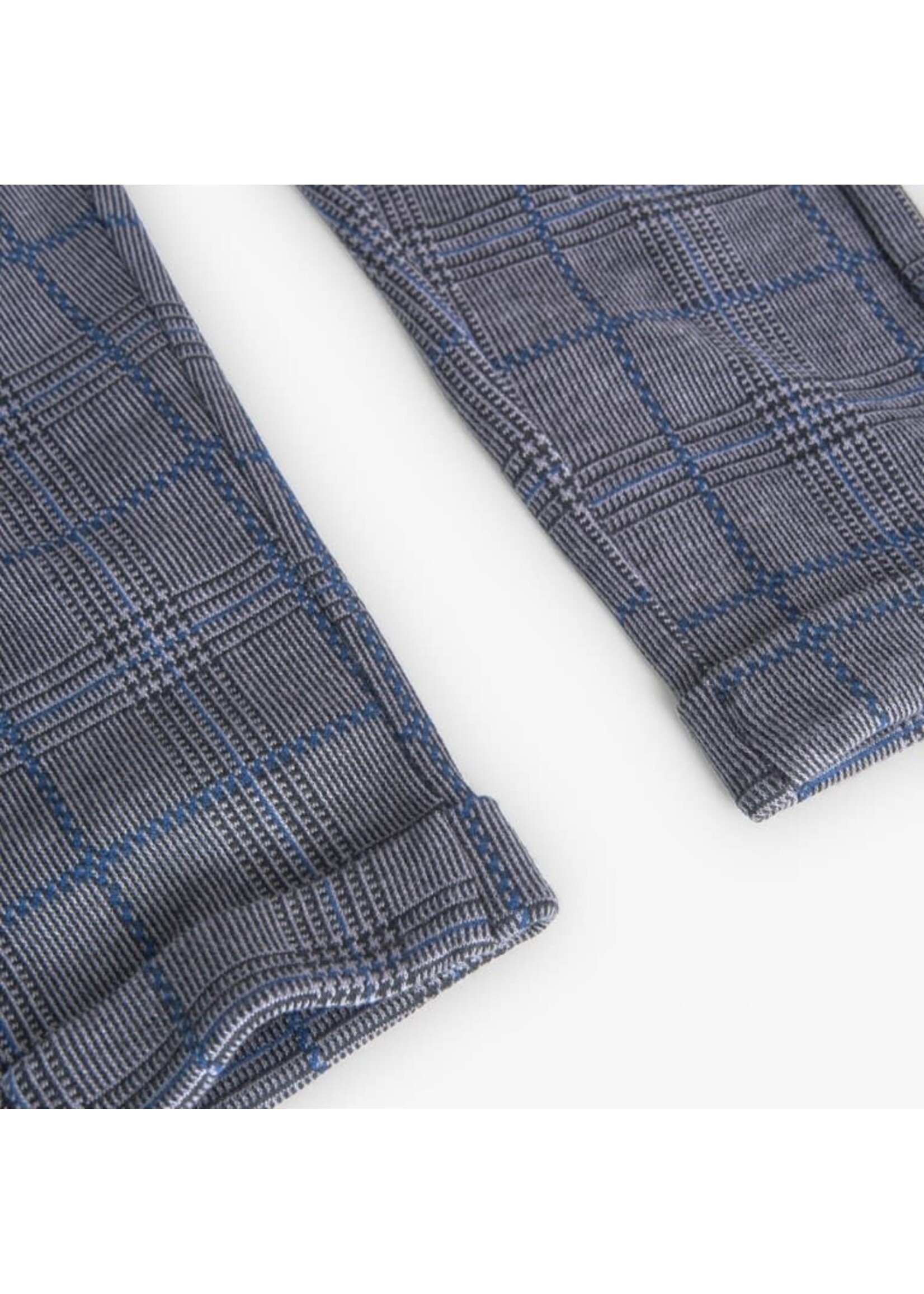 Boboli Boboli Knit trousers check for boy -BCI anthracite 529208