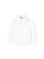 Boboli Boboli Oxford long sleeves shirt for baby -BCI white 719153