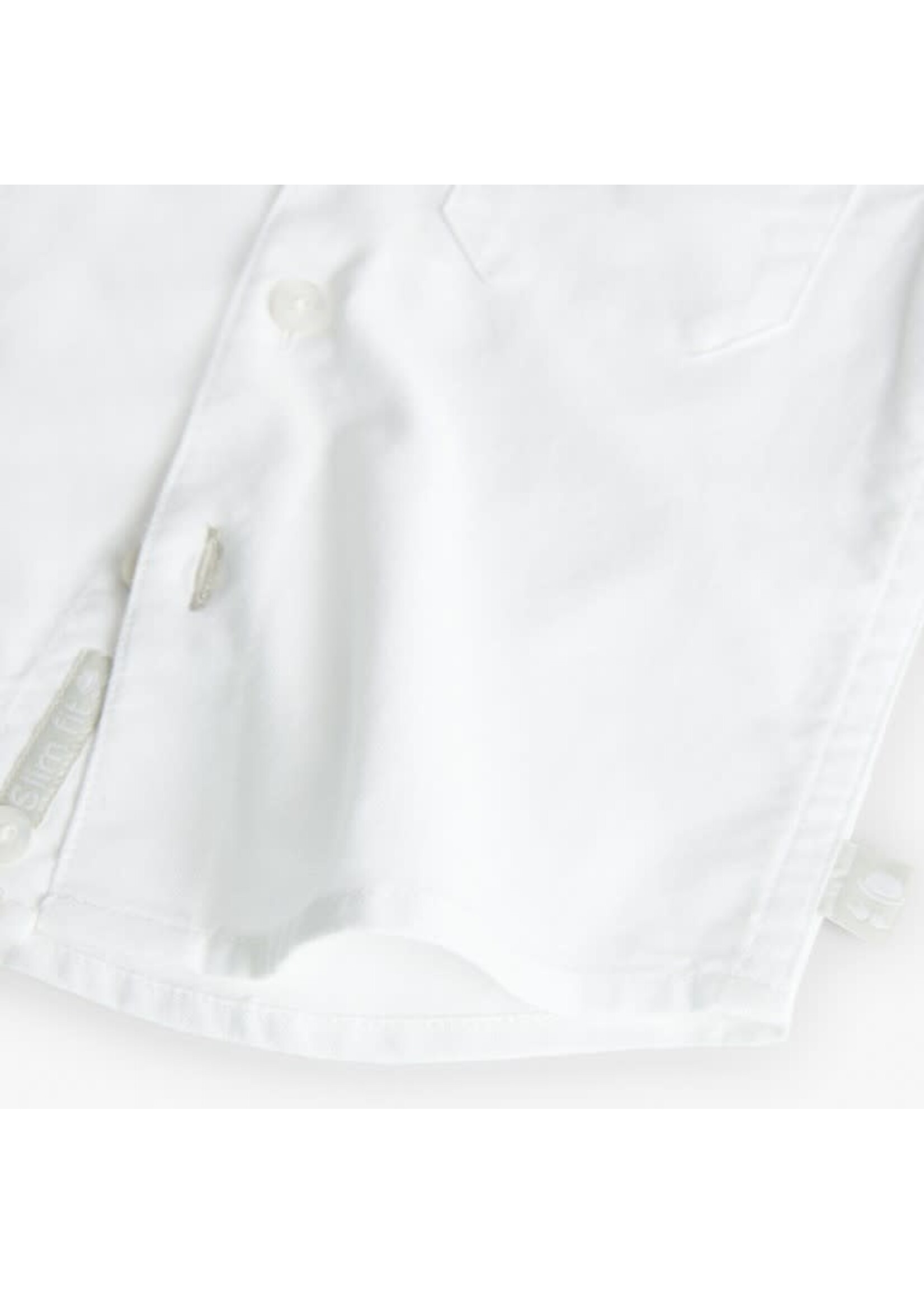 Boboli Boboli Oxford long sleeves shirt for baby -BCI white 719153B