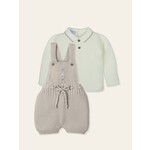 Mac Ilusion Mac Ilusion Peto punto tirantes + jersey punto cuello polo "ACUNAR" NuezB