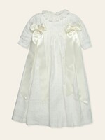 Mac Ilusion Mac Ilusion Conjunto Faldon plumeti vainica cuello muselina "ILUMINAR" -6M- Crudo