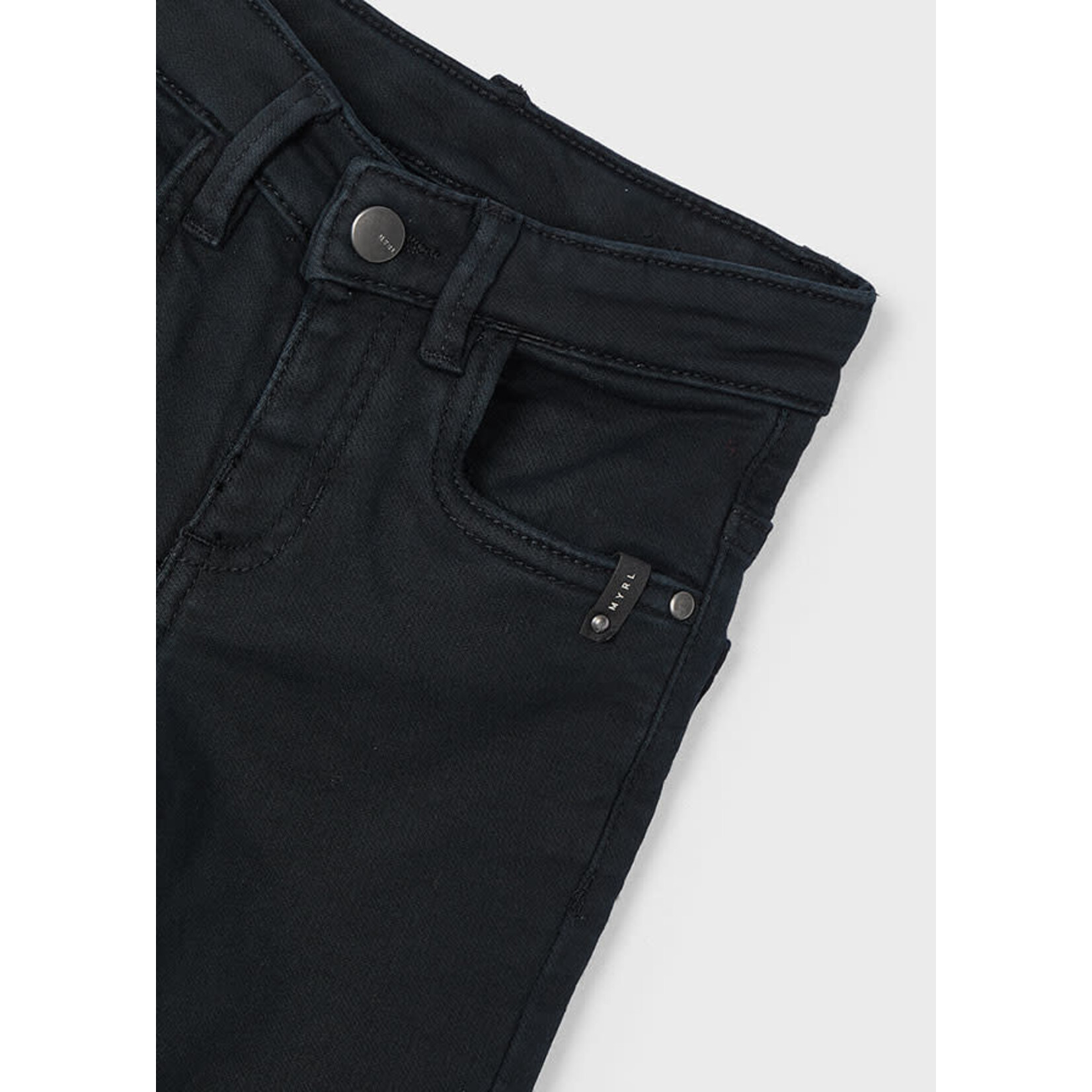 Mayoral Mayoral Soft slim fit pants Black - 24 04539