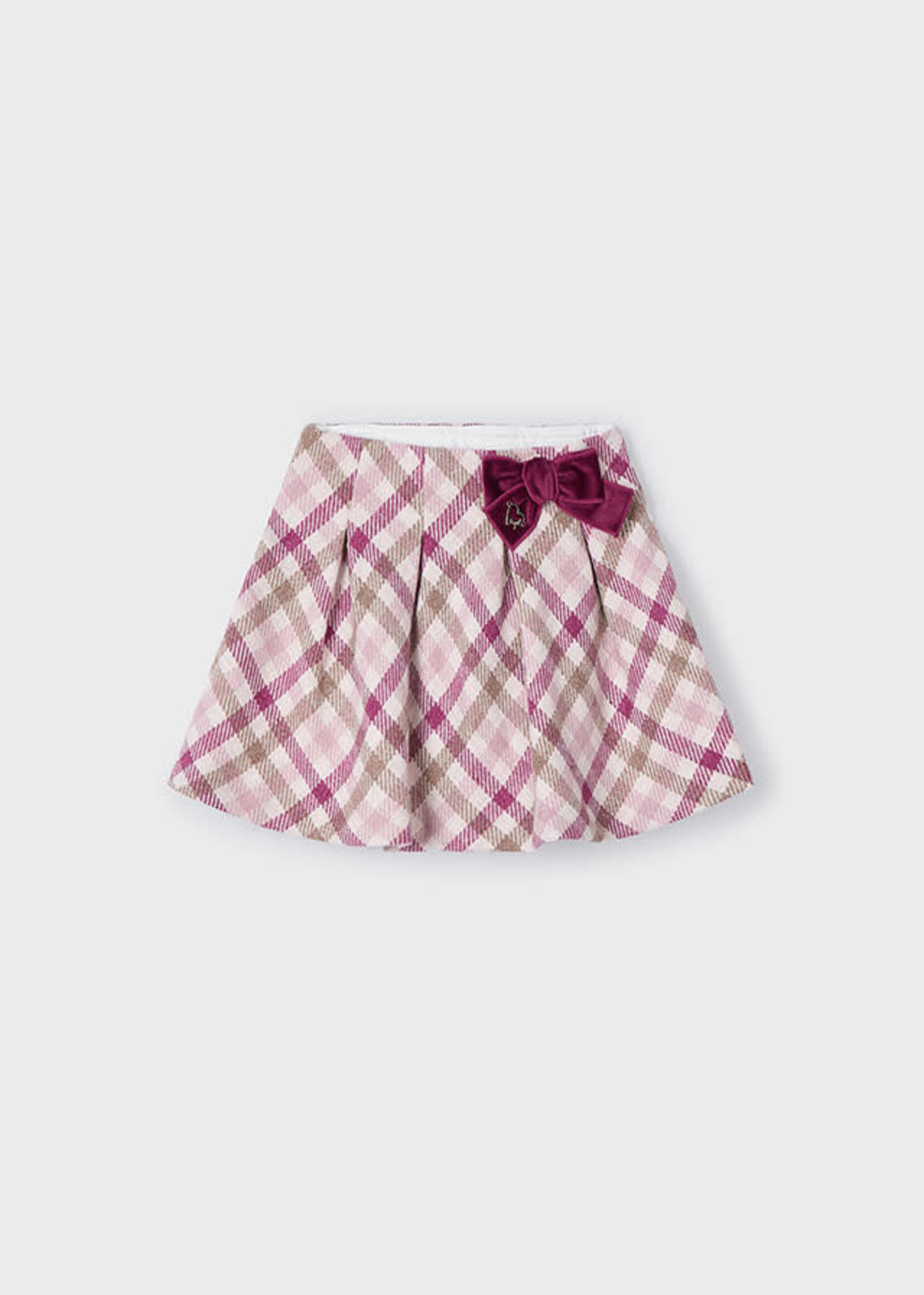 Mayoral Mayoral Check skirt Rose - 24 04901