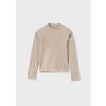 Mayoral Mayoral Rib mockneck sweater H. Stone - 24 07002