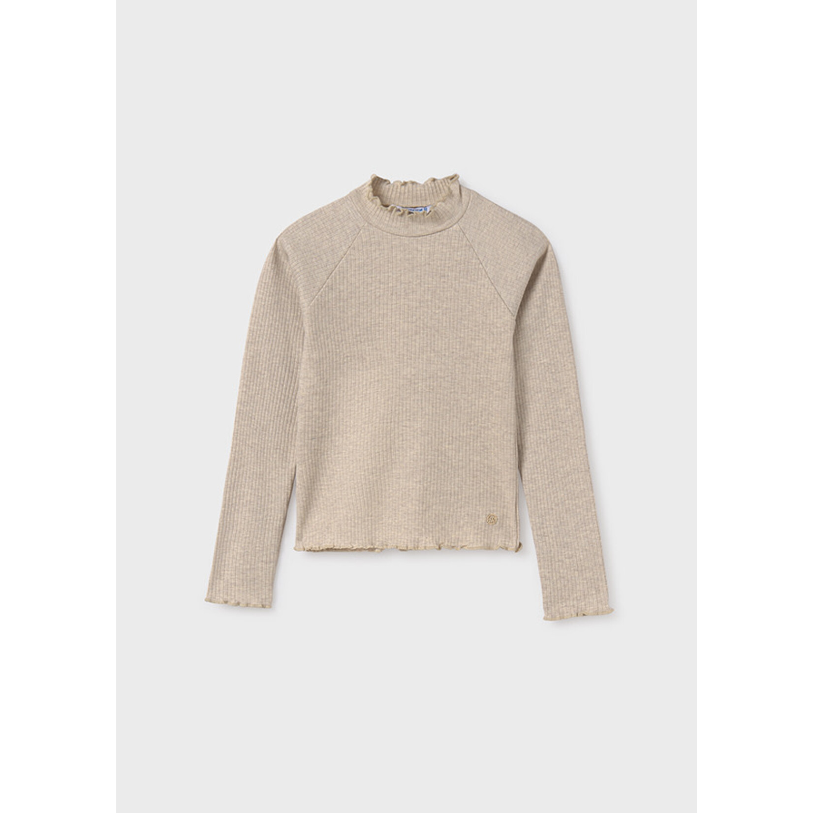 Mayoral Mayoral Rib mockneck sweater H. Stone - 24 07002