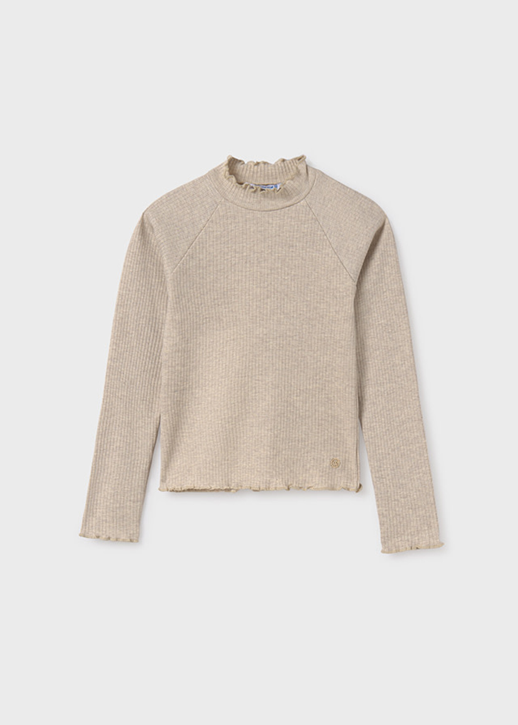 Mayoral Mayoral Rib mockneck sweater H. Stone - 24 07002