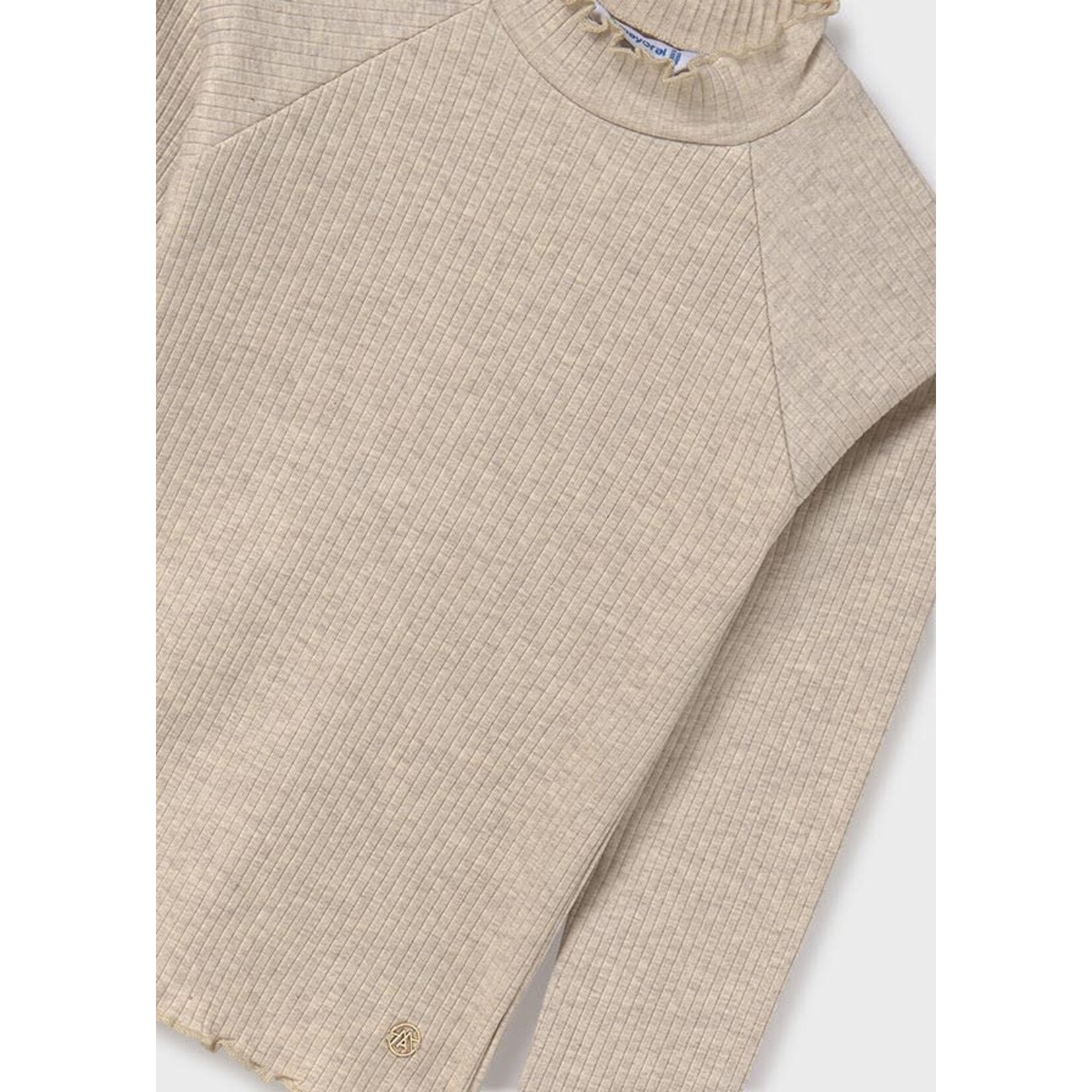 Mayoral Mayoral Rib mockneck sweater H. Stone - 24 07002