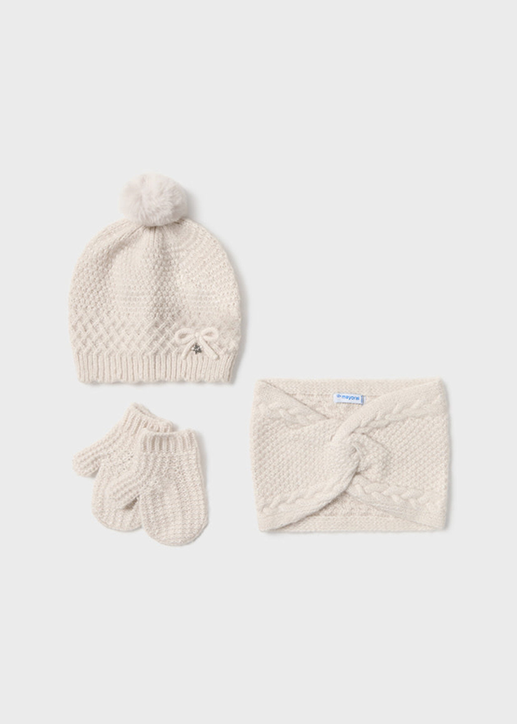 Mayoral Mayoral Hat-scarf set Ginger - 24 10769