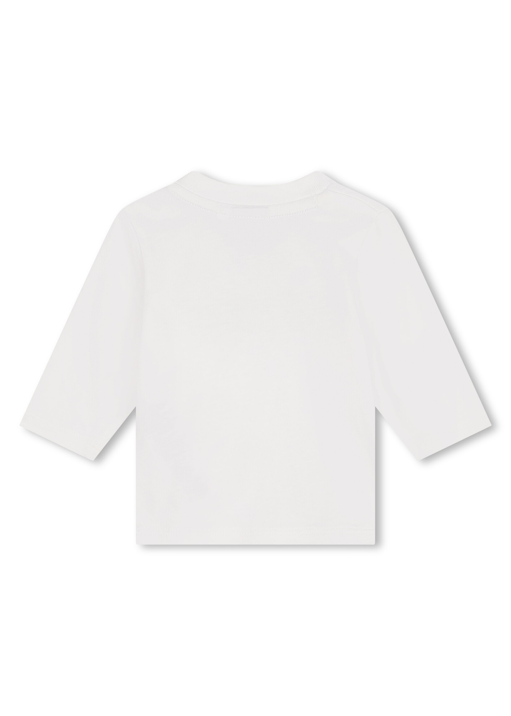 Boss Boss T-SHIRT LANGE MOUWEN J51044 GEBROKEN WIT