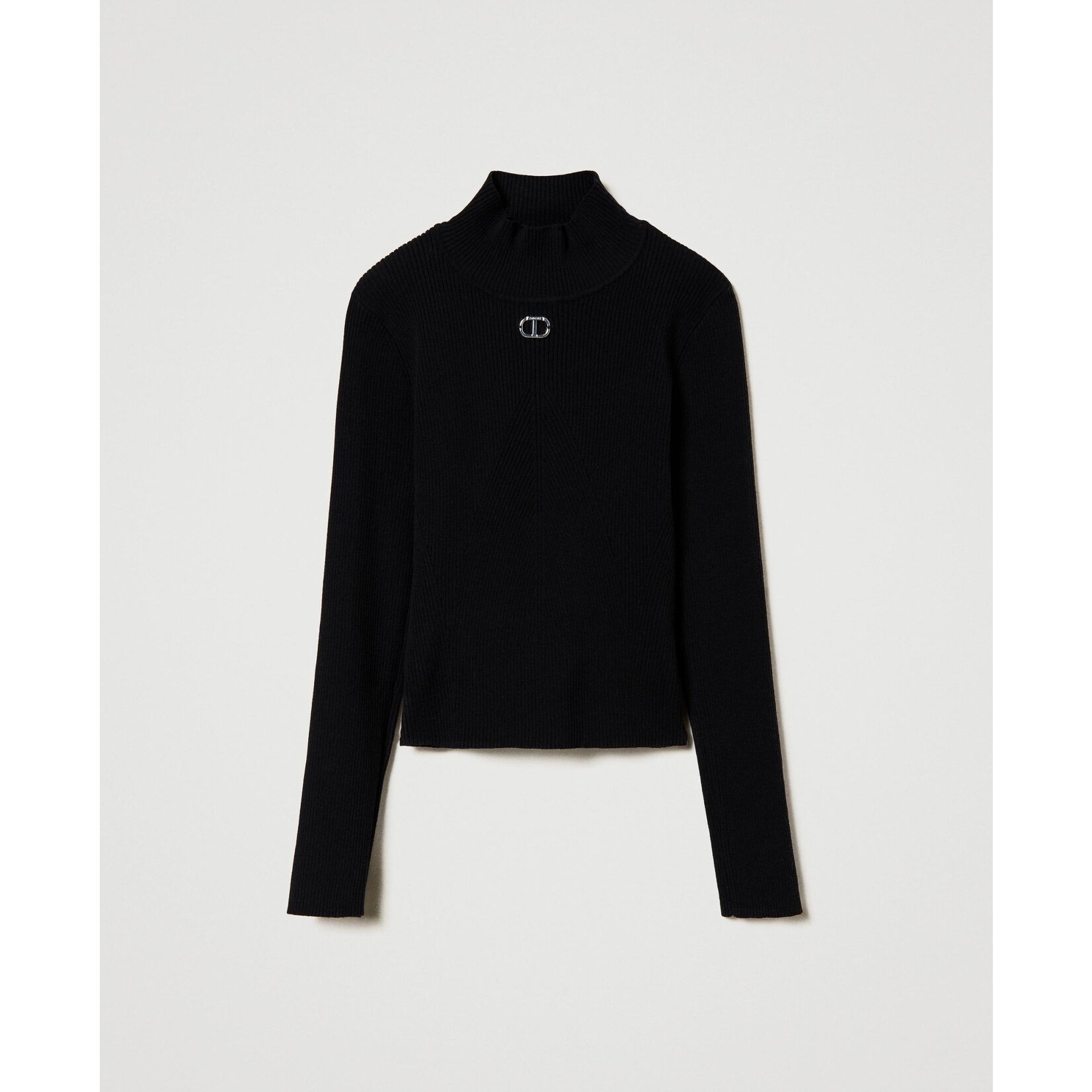 Twinset Twinset LUPETTO REGULAR IN MAGLIA NERO - 242GJ3190