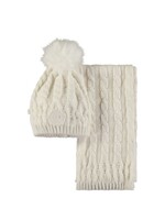 Le Chic Le Chic RAQUEL & RORY hat & scarf set C407-5905 Off White
