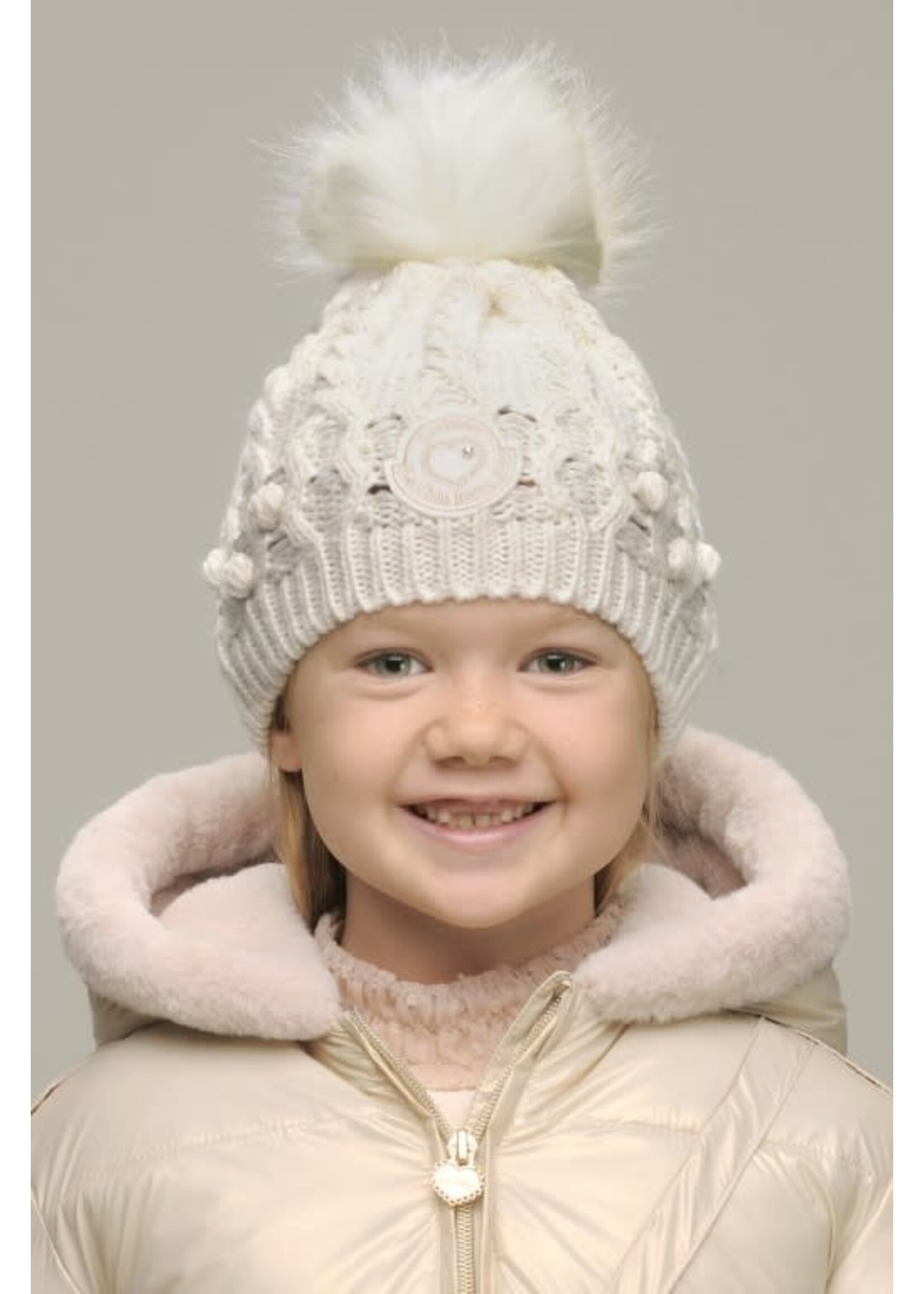 Le Chic Le Chic RAQUEL & RORY hat & scarf set C407-5905 Off White