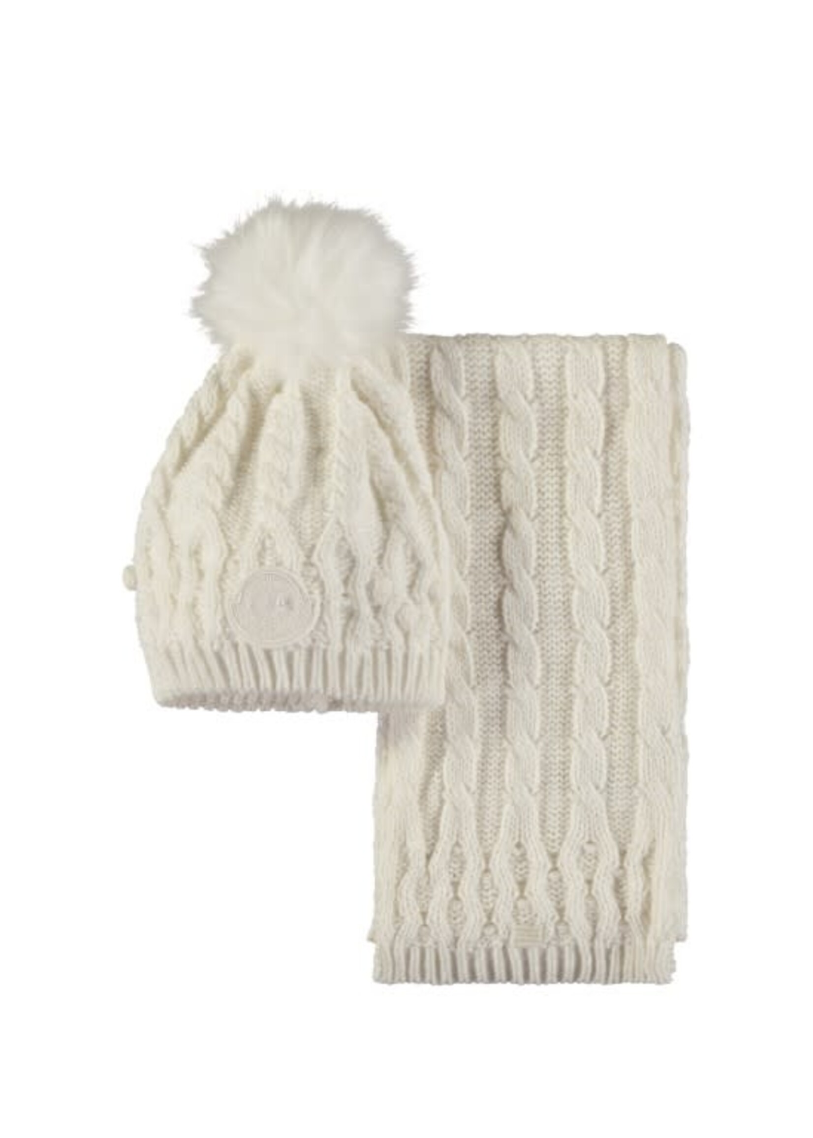 Le Chic Le Chic RAQUEL & RORY hat & scarf set C407-5905 Off White