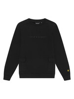 Lyle&Scott Lyle&Scott Cargo Pocket Sweatshirt Jet Black - MLB2100V