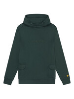 Lyle&Scott Lyle&Scott Cargo Pocket Hoodie Argyle Teal - MLB2101V