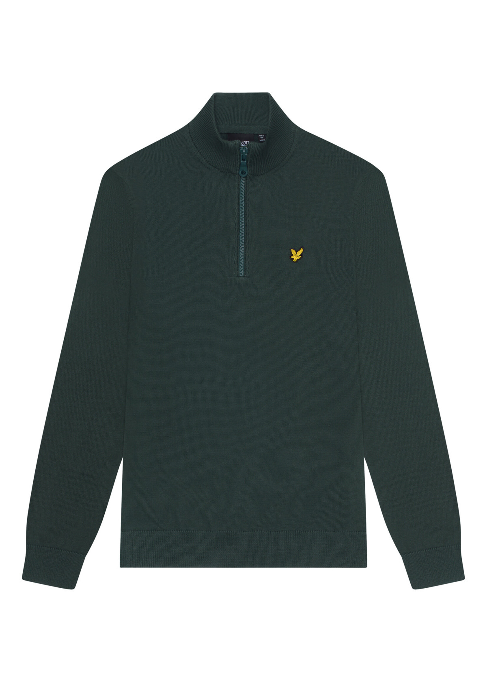 Lyle&Scott Lyle&Scott 1/4 Zip Jumper Argyle Teal - KNB2100V