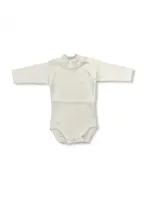 Babidu Babidu Romper off white met turtle