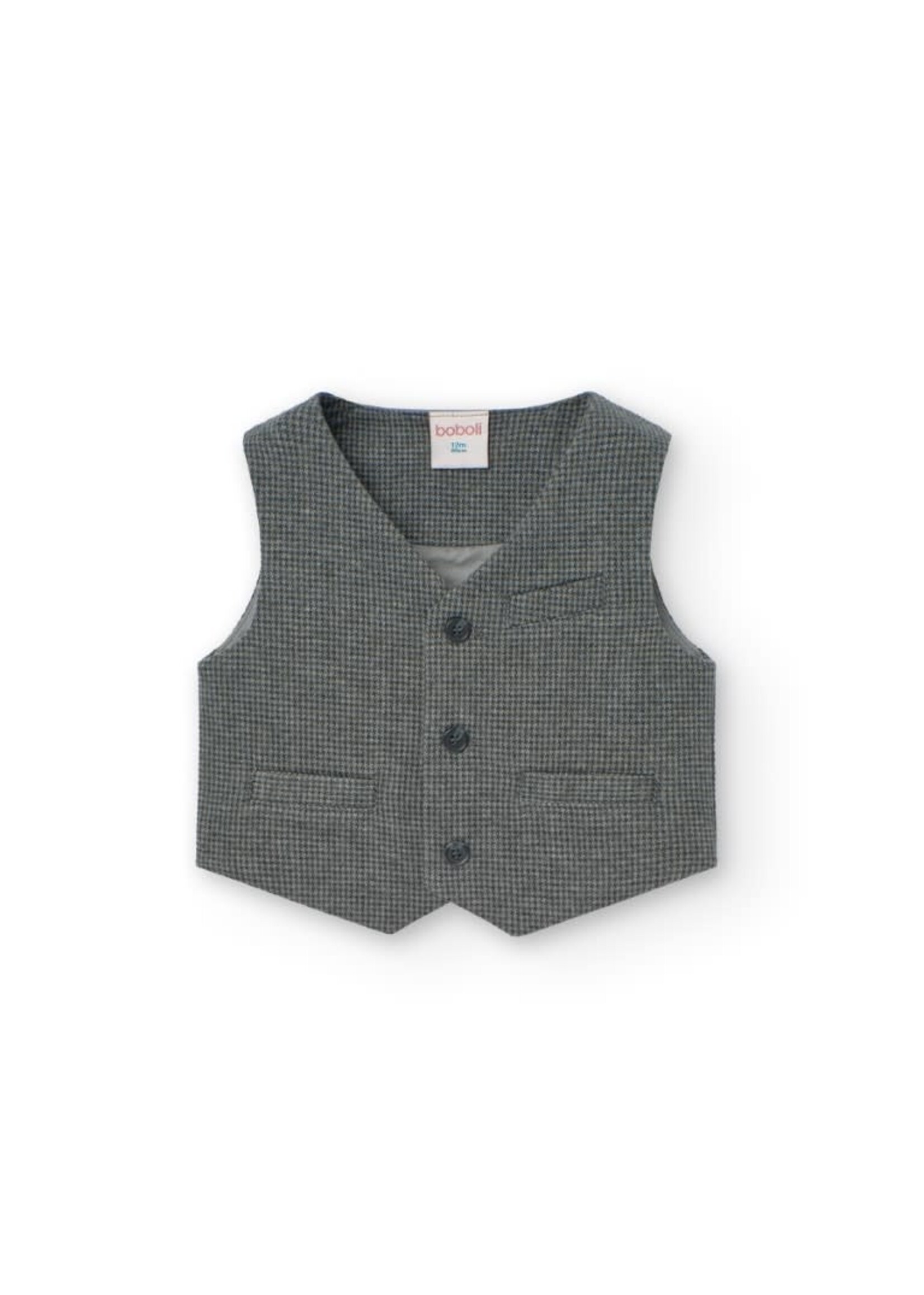 Boboli Boboli Vest for baby -BCI anthracite 719298