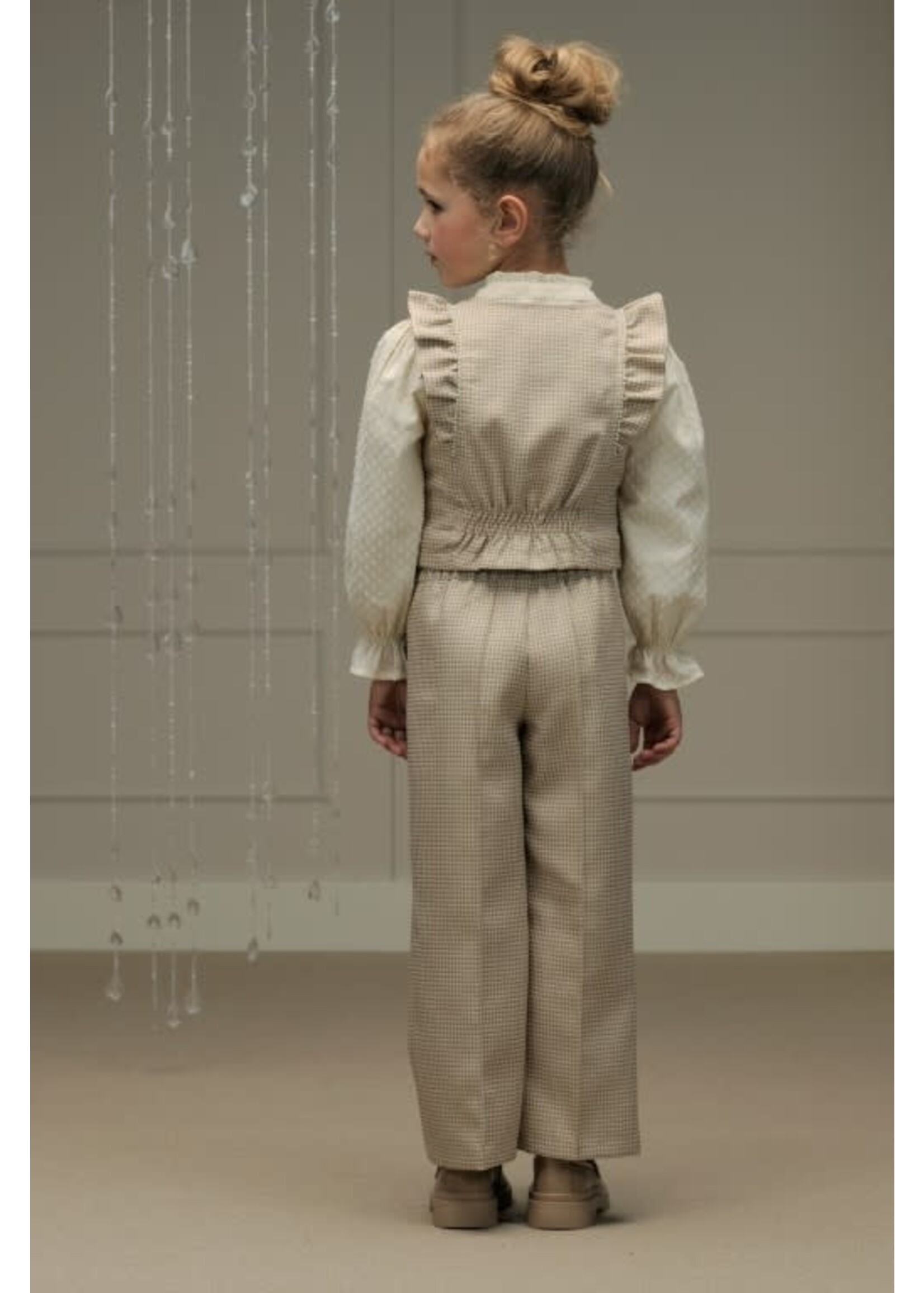 Le Chic Le Chic ELIZE tweed-look gilet C408-5103 Fête du Champagne