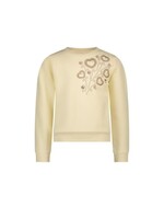 Le Chic Le Chic ODETTE embroidered sweater C408-5300 Dreamy Creamy