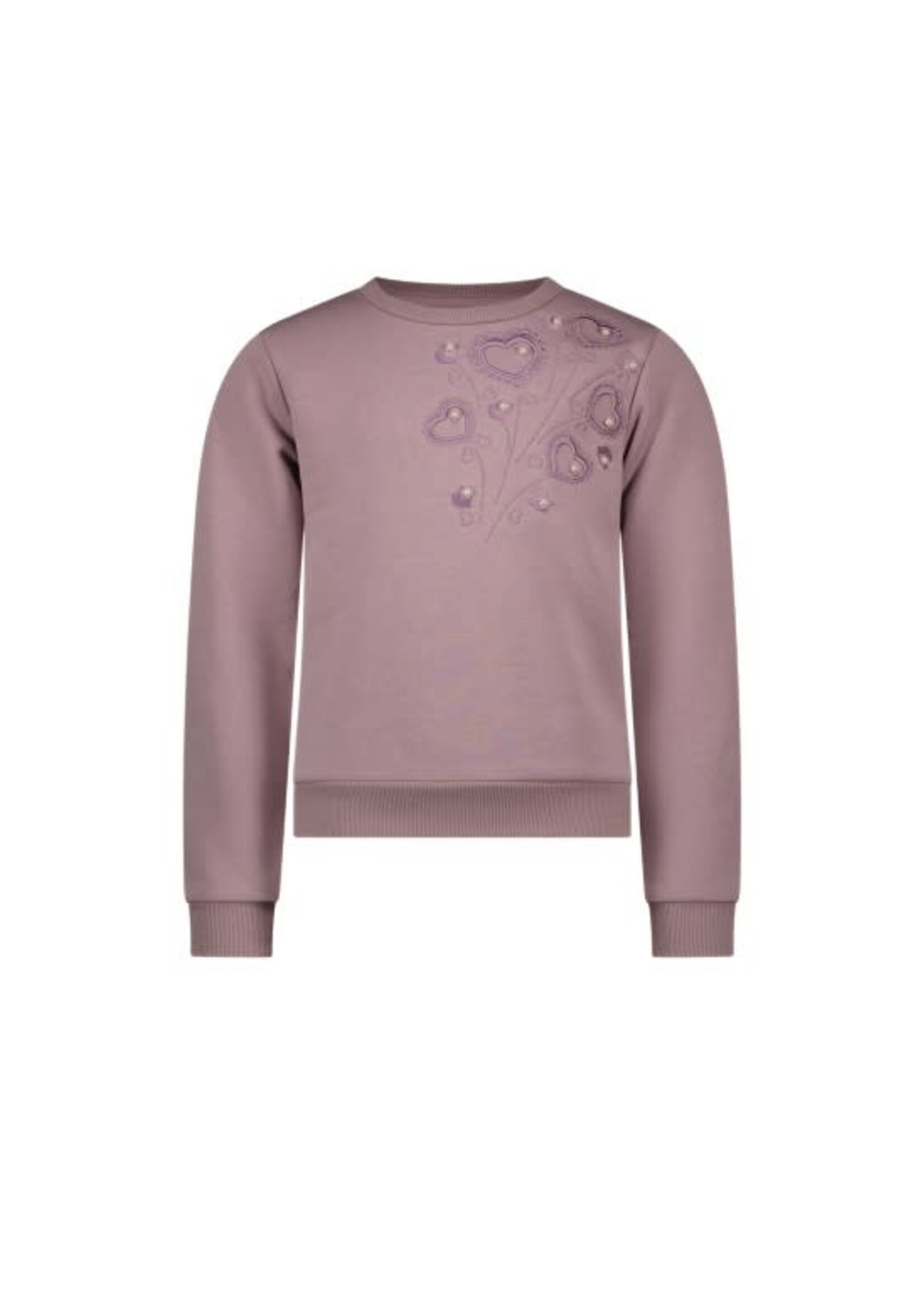Le Chic Le Chic ODETTE embroidered sweater C408-5300 Sweet Plums