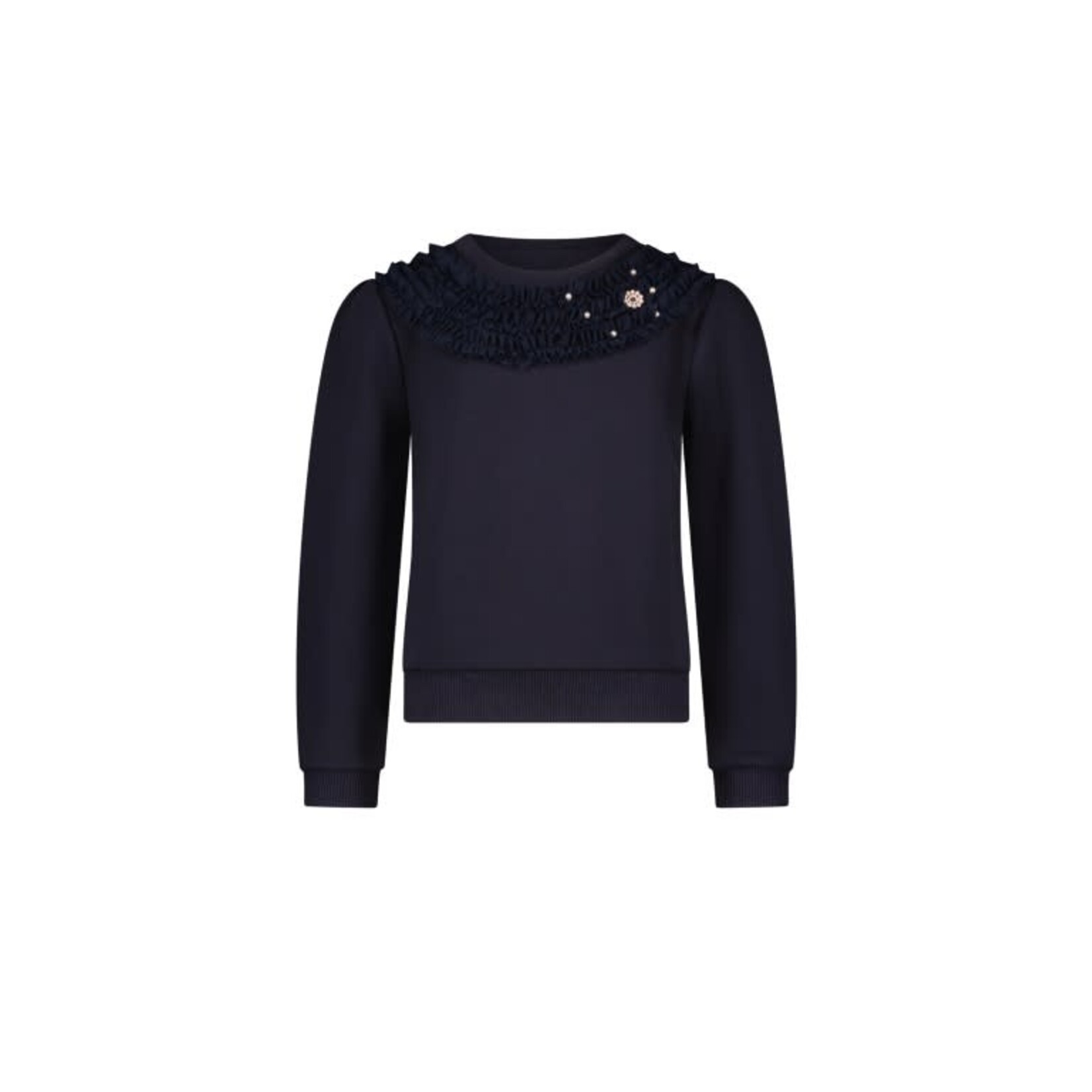 Le Chic Le Chic OCOLLY fancy ruffles sweater C408-5304 Blue Navy