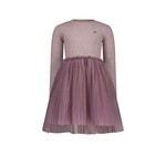 Le Chic Le Chic SMART soft knit & tule dress C408-5825 Sweet Plums