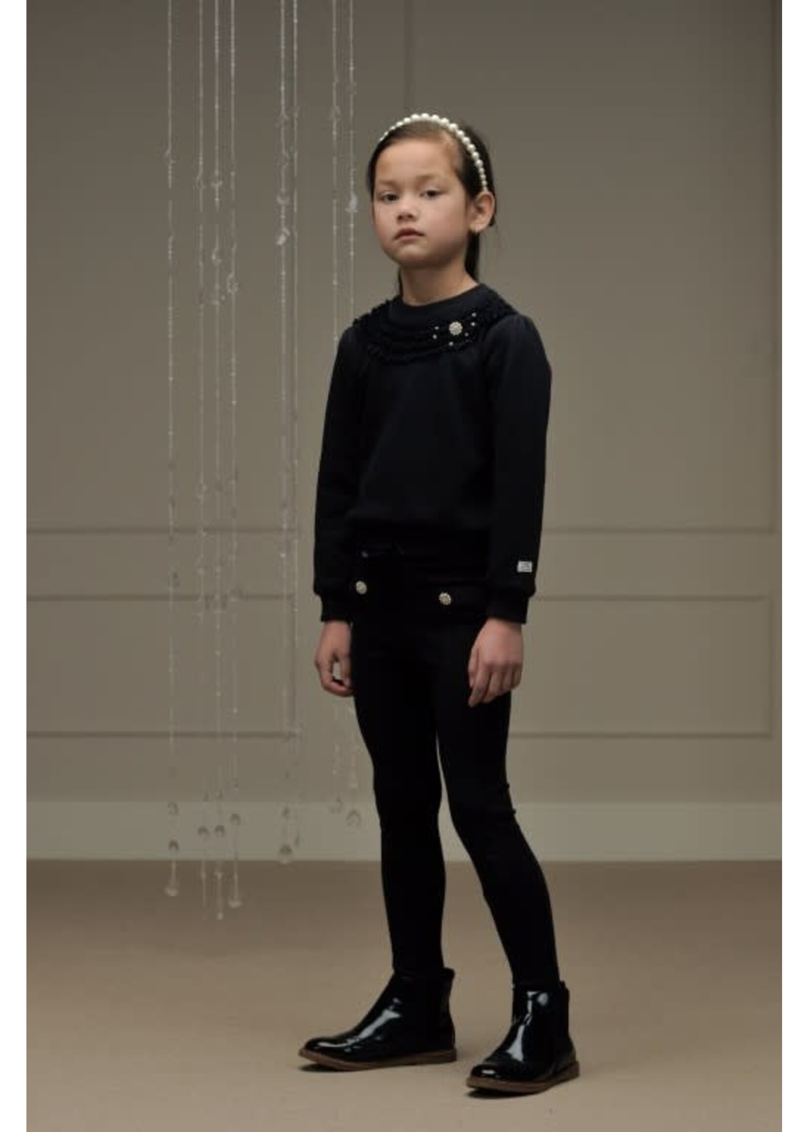 Le Chic Le Chic RILEE glitter tights C408-5955 Blue Navy