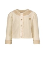 Le Chic Le Chic AMBLEY cable knit & fur jacket C408-7124 Dreamy Creamy