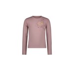 Le Chic Le Chic NORMA rhinestone heart T-shirt C408-5422 Sweet Plums