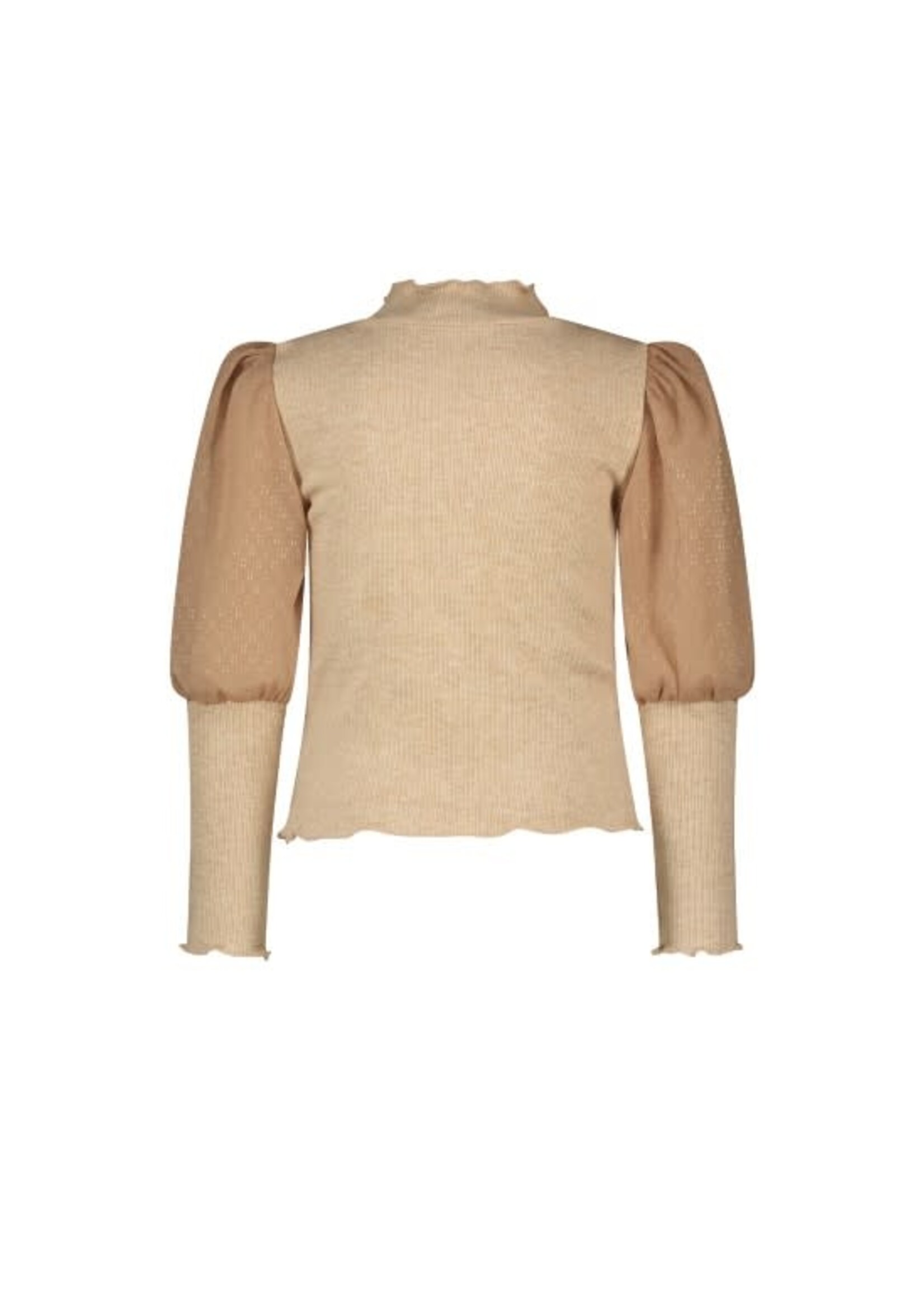 Le Chic Le Chic NOXNU soft knit & voile top C408-5433 Cute Cortado