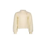 Le Chic Le Chic NOX soft knit & voile top C408-5434 Dreamy Creamy