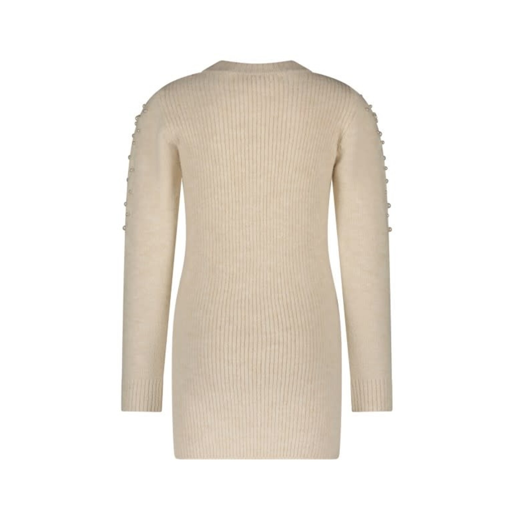 Le Chic Le Chic SAKNITA knit & pearls dress C408-5802 Dreamy Creamy