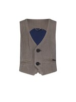 Le Chic Le Chic AVI herringbone gilet L408-8155 Navy