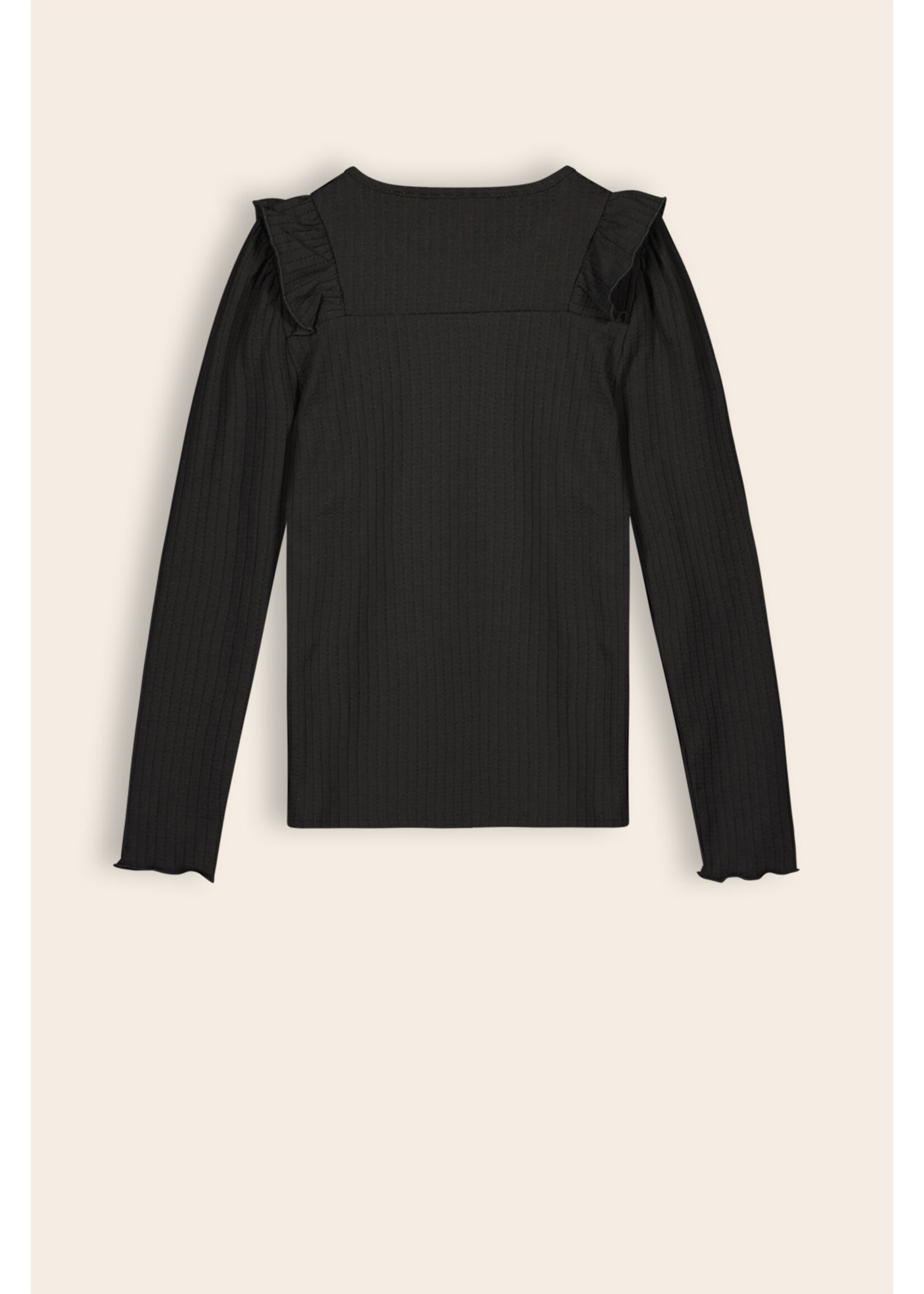 NoNo NoNo NONO Klari girls tshirt l/sl N309-5413 Jet Black