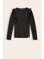 NoNo NoNo NONO Klari girls tshirt l/sl N309-5413 Jet Black