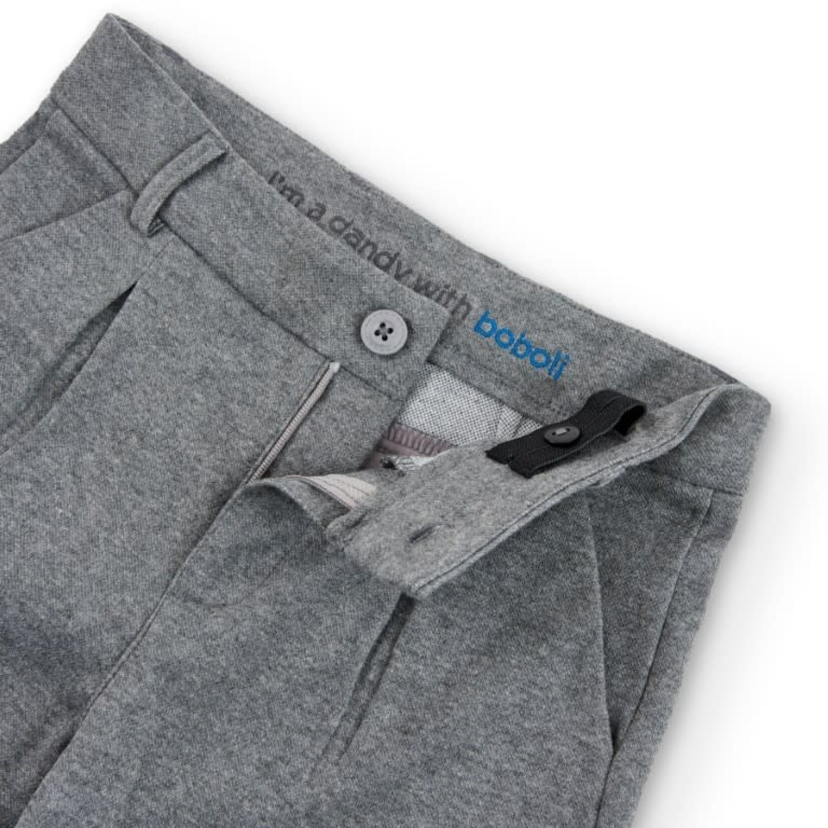 Boboli Boboli Knit trousers fantasy for boy grey 735027