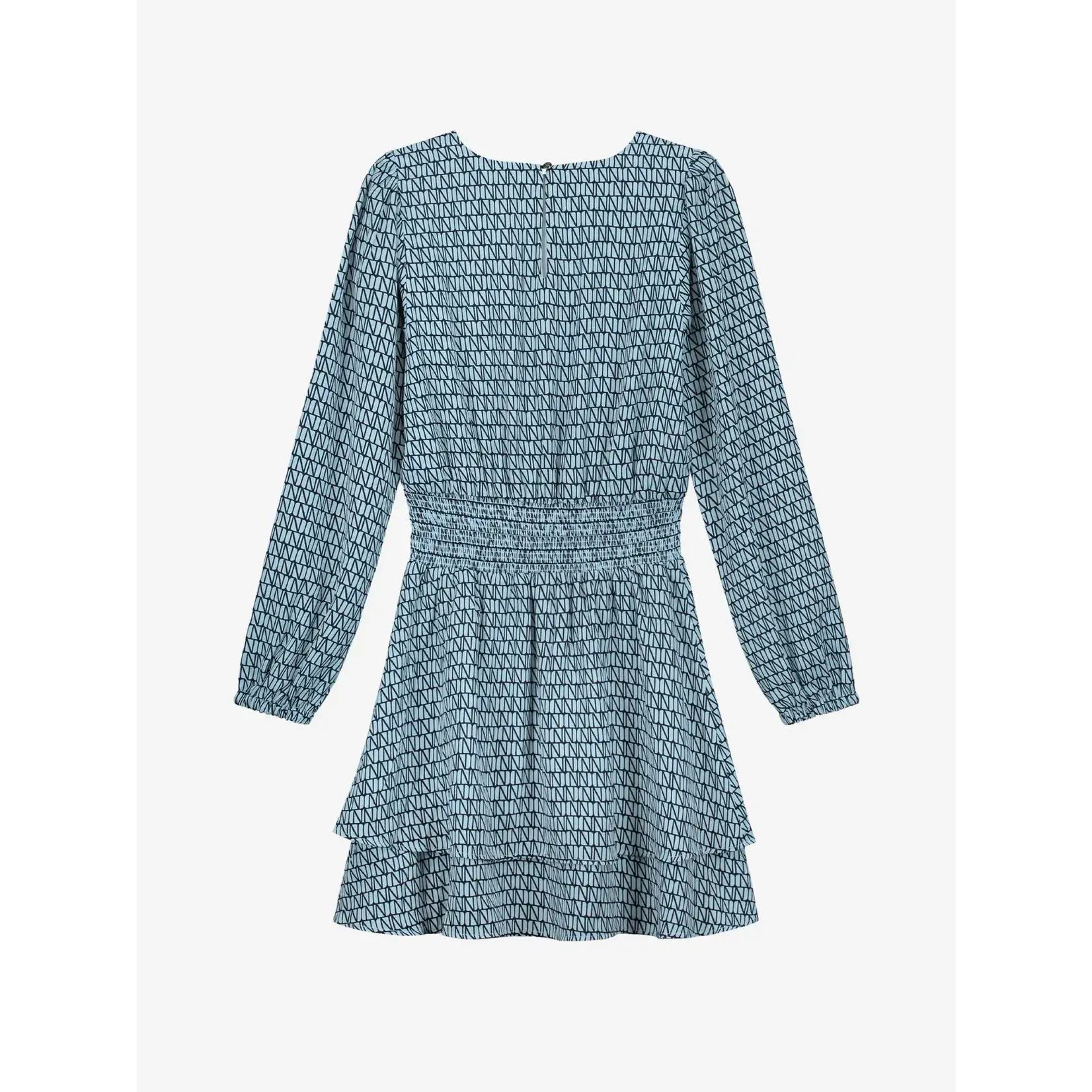 Nik&Nik Nik&Nik Leighton Logo Dress Sky Blue G 5-014 2405