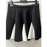 Twinset Twinset GONNA CORTA IN SCUBA BLOCK COLOR BIC.NERO/OFF WHITE - 242GJ2012