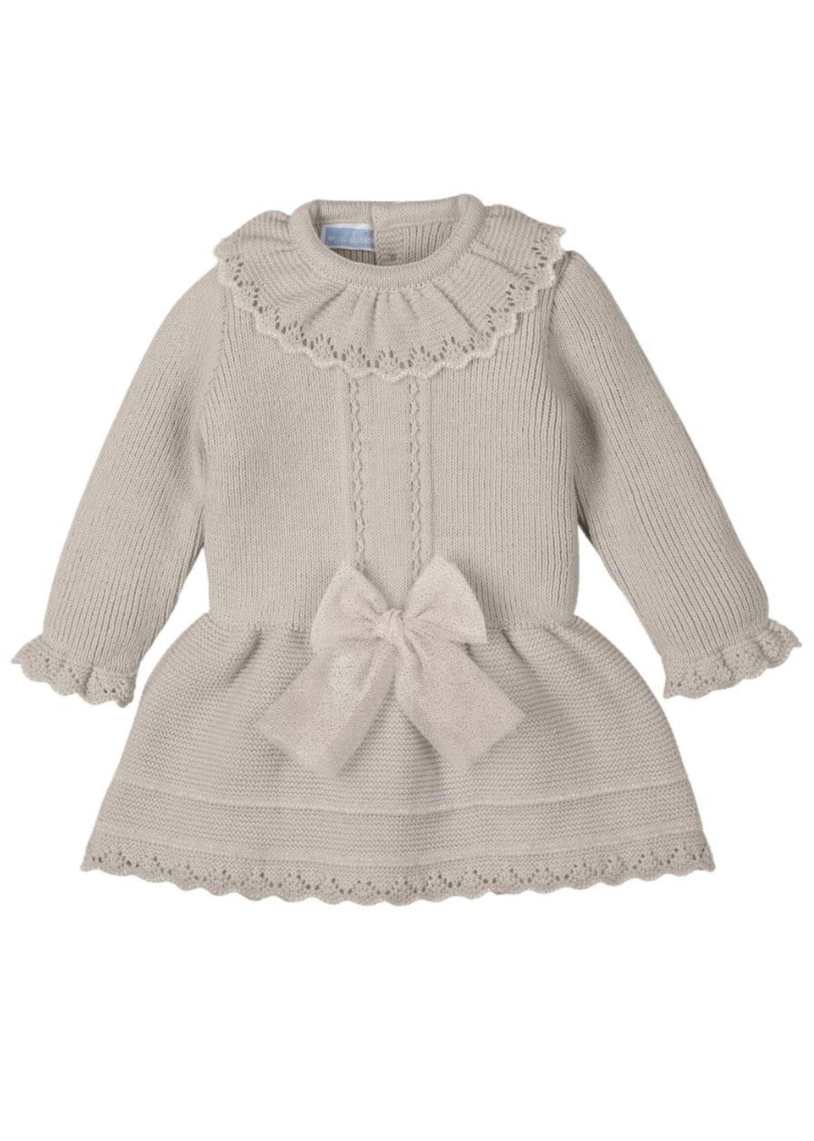 Mac Ilusion Mac Ilusion Vestido Punto "CARROUSEL" Nuez