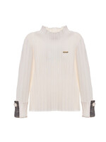 Patachou Patachou SWEATER - KIDS GIRL CAMEL -  INVERNO 2024 ECRU