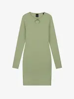 Nik&Nik Nik&Nik Presley Rib Dress Crocodile Green G 5-033 2405