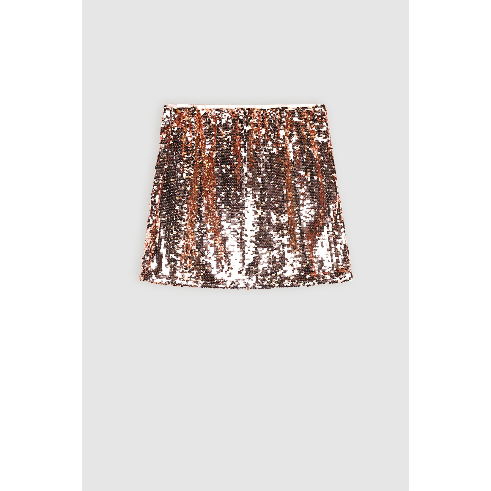 Nobell Nobell Nadin sequence party mini skirt Q409-3725 Rosy Sand