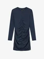 Nik&Nik Nik&Nik Jurk donker blauw met bloemenprint