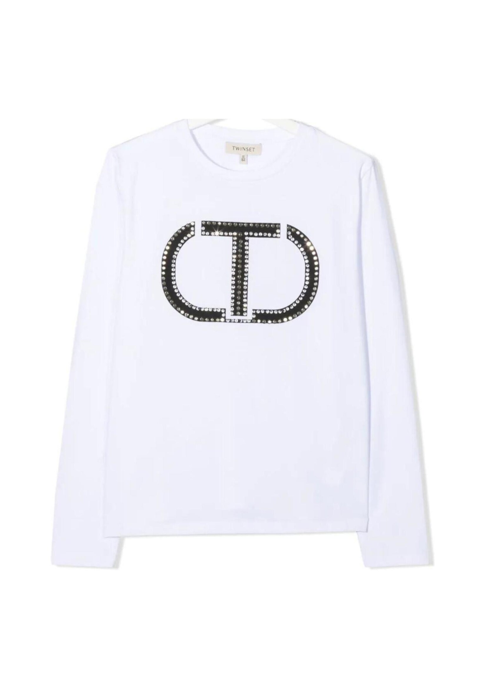 Twinset Twinset T-SHIRT OVAL T OFF WHITE - 222GJ2387