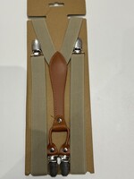 Bretels beige extra groot