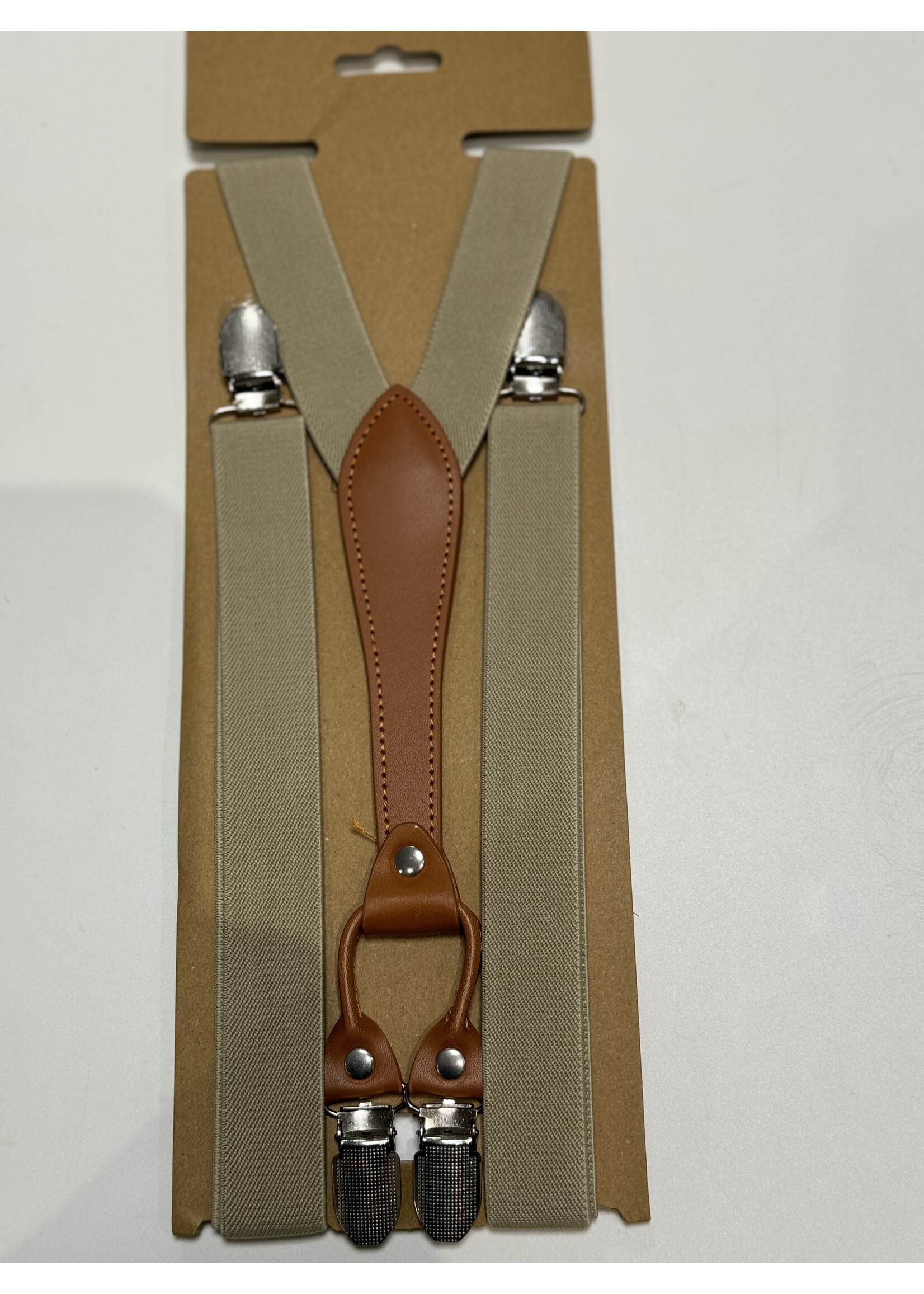 Bretels beige extra groot