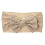 Siena Siena haarband strik breed beige