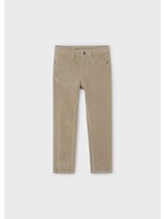 Mayoral Mayoral Basic slim fit cord trousers beige - 24 00537